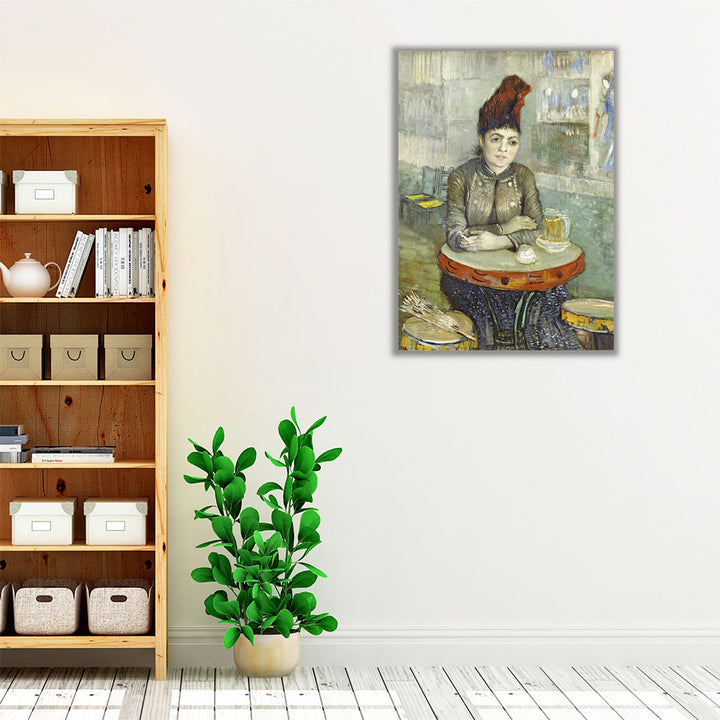Segatori Sitting in the Cafe du Tambourin, 1887 - Canvas Print Wall Art