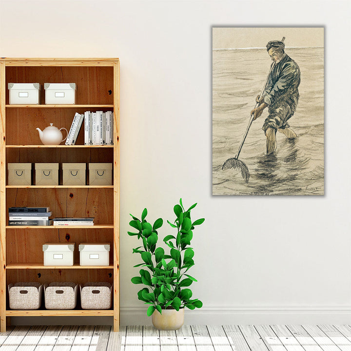 The Shell Fisherman, 1890 - Canvas Print Wall Art