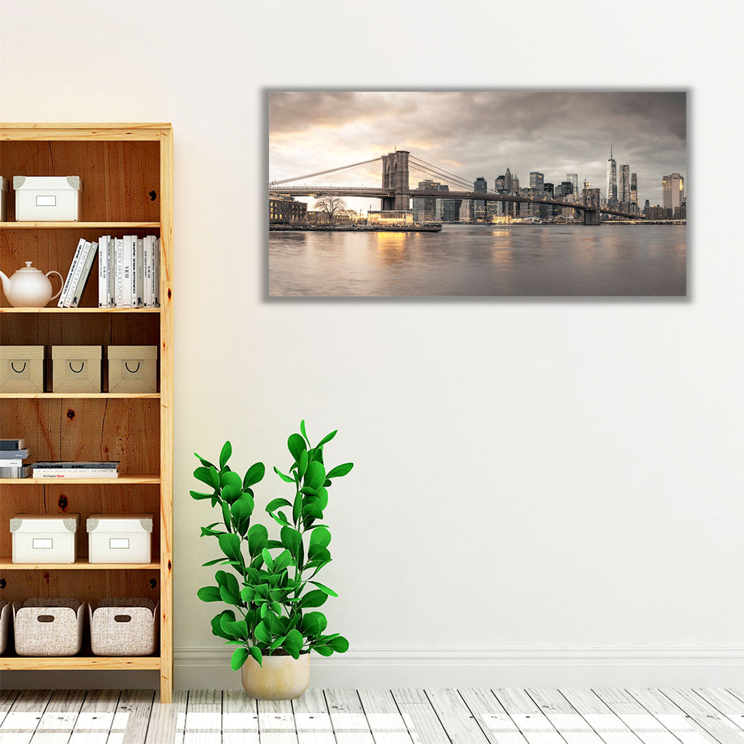 Brooklyn Bridge, New York - Canvas Print Wall Art