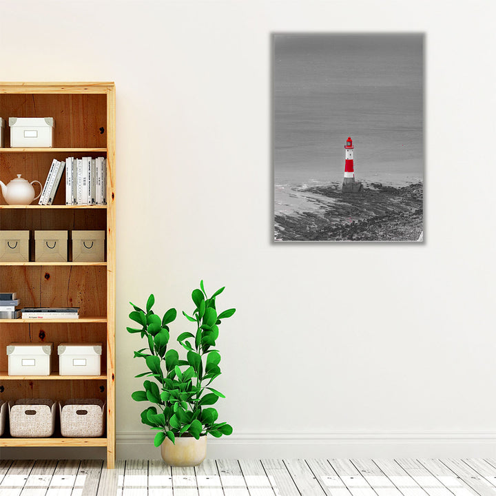 Beachy Head And Lighthouse, Eastbourne - Canvas Print Wall Art