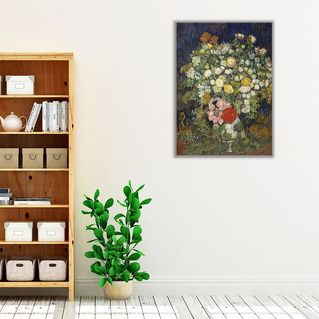Bouquet Of Flowers In A Vase, 1890 - Canvas Print Wall Art