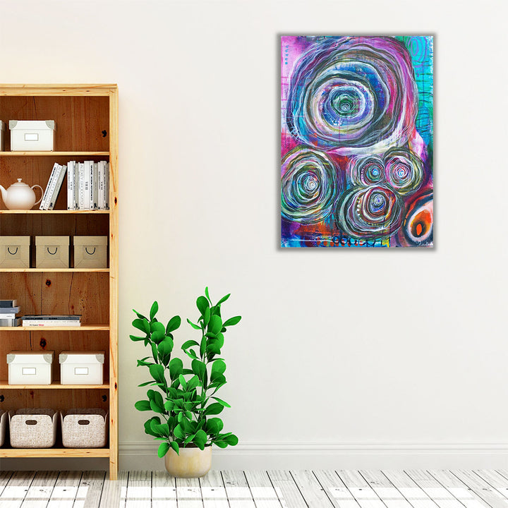 Circular Abstraction - Canvas Print Wall Art