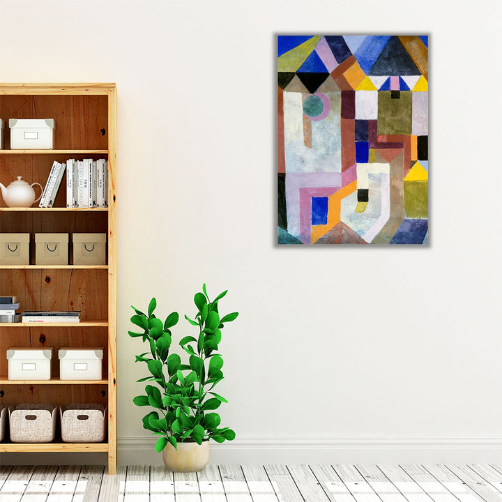 Colorful Architecture, 1917 - Canvas Print Wall Art