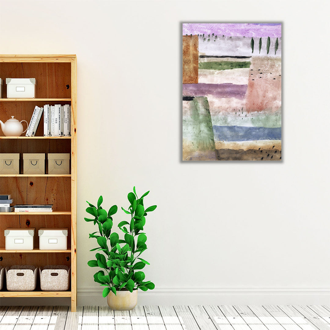 Landscape With Poplars, 1929 - Canvas Print Wall Art