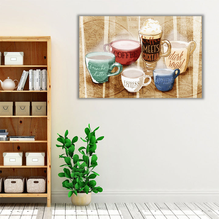Coffee Gang - Canvas Print Wall Art