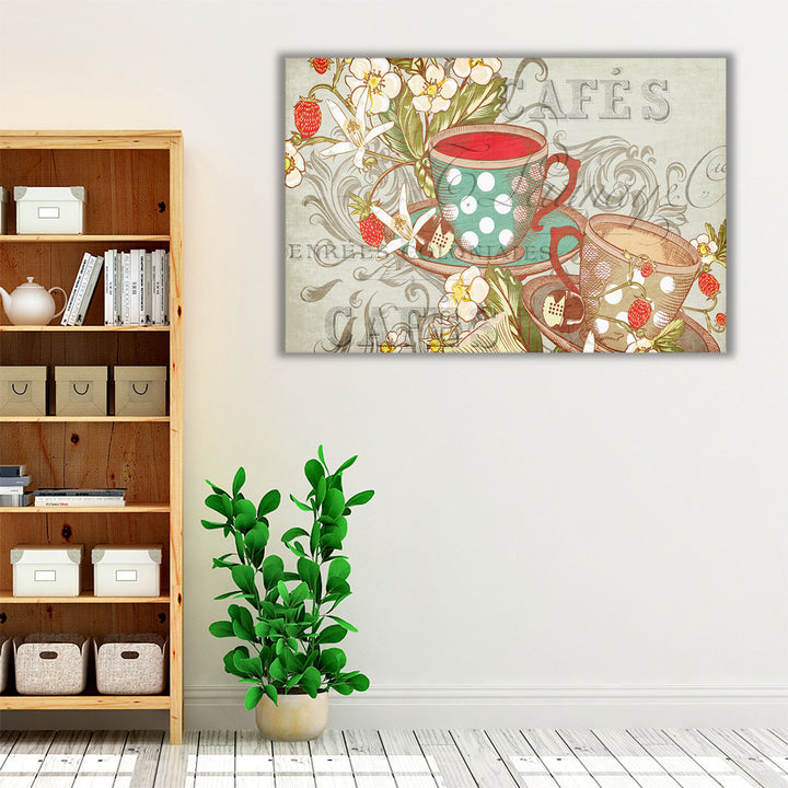 Coffee or Tea - Canvas Print Wall Art