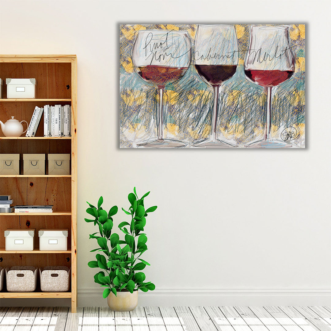 Wine 3 - Canvas Print Wall Art