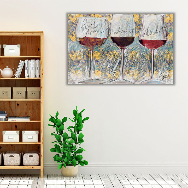 Wine 3 - Canvas Print Wall Art