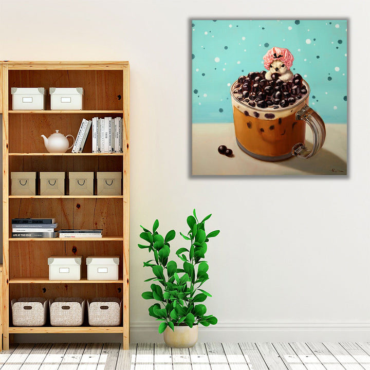 Boba Bath - Canvas Print Wall Art