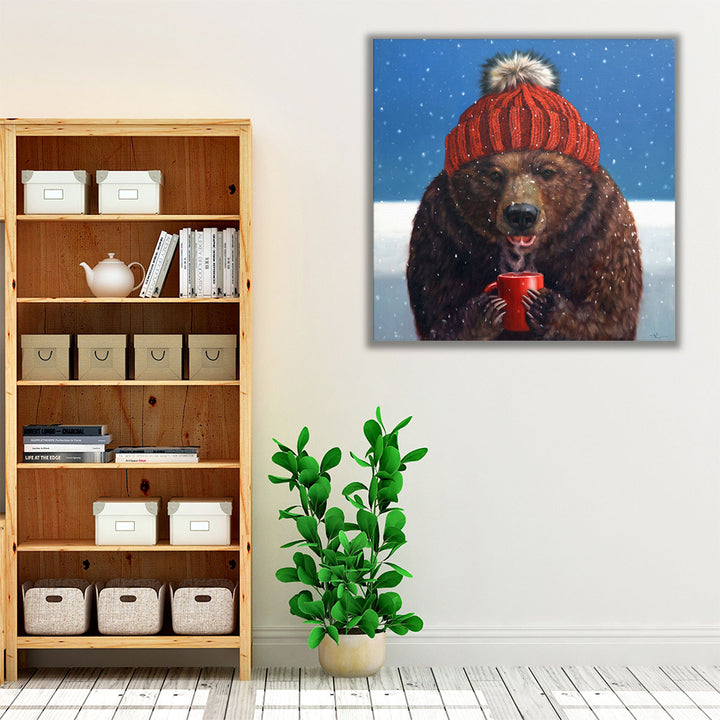 First Sip - Canvas Print Wall Art