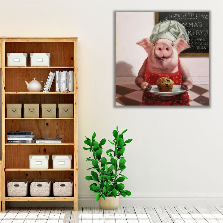 Pinkies Bakery - Canvas Print Wall Art