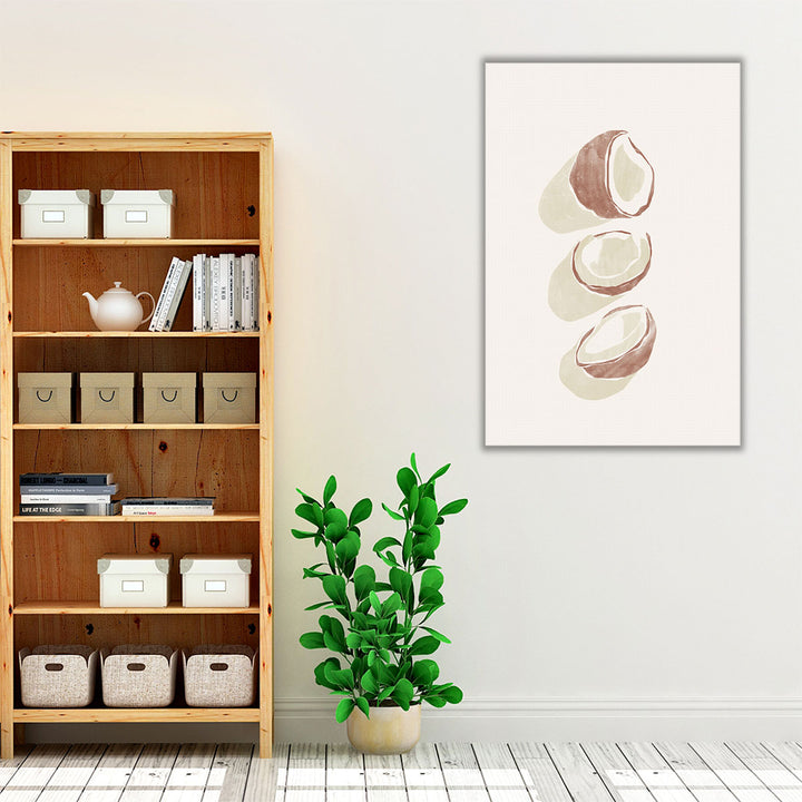 Tropical Coconuts - Canvas Print Wall Art