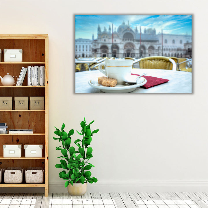 Caffe Piazza San Marco 1 - Canvas Print Wall Art