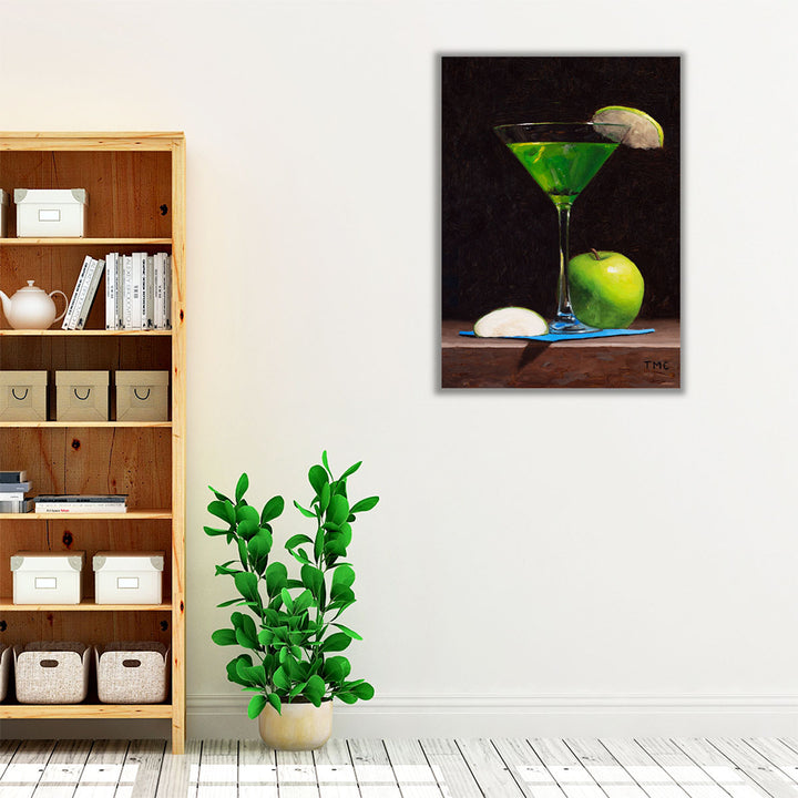 Sour Apple Martini - Canvas Print Wall Art