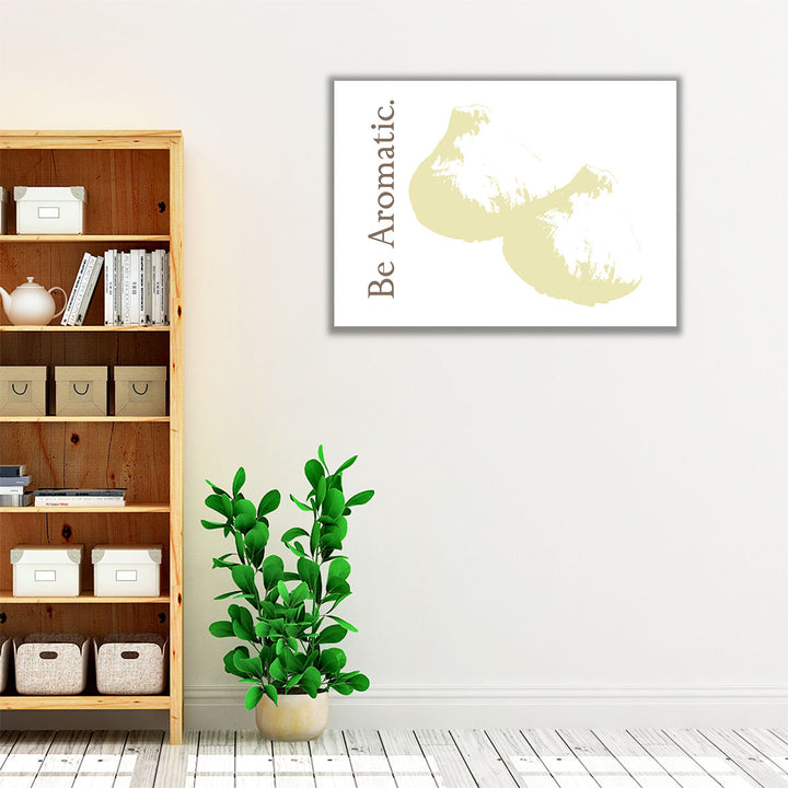 Kitchen Wrapped Canvas beige white décor centerpiece