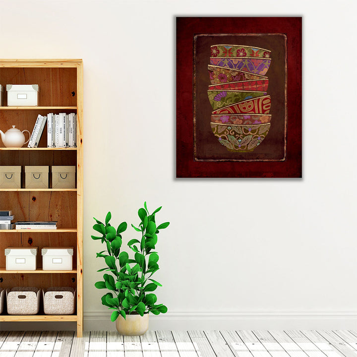 Asian Bowls I - Canvas Print Wall Art