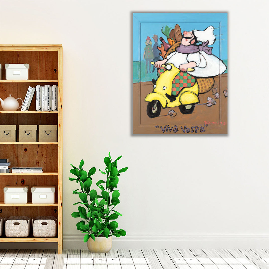 Viva Vespa - Canvas Print Wall Art