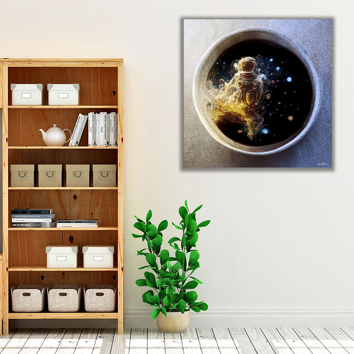 Astro Cruise 32 - Cup of Coffee - Canvas Print Wall Art