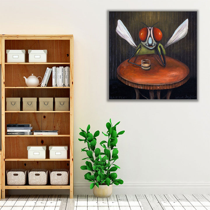 Bar Fly - Canvas Print Wall Art