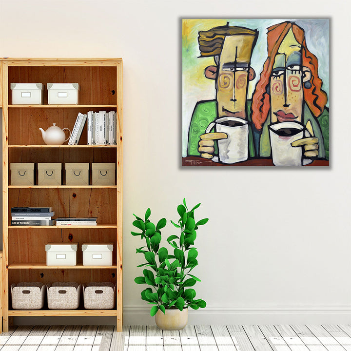 Coffee Date - Canvas Print Wall Art