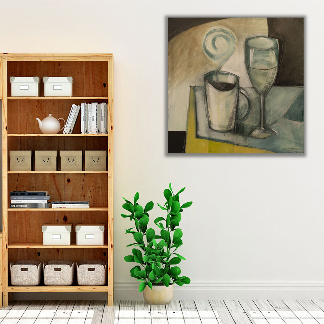 Coffee Wine - Canvas Print Wall Art