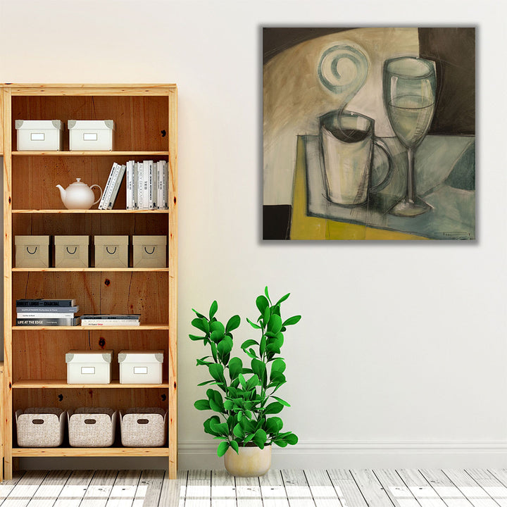 Coffee Wine - Canvas Print Wall Art