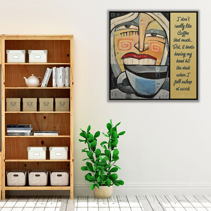 Doesn't Like Coffee - Canvas Print Wall Art