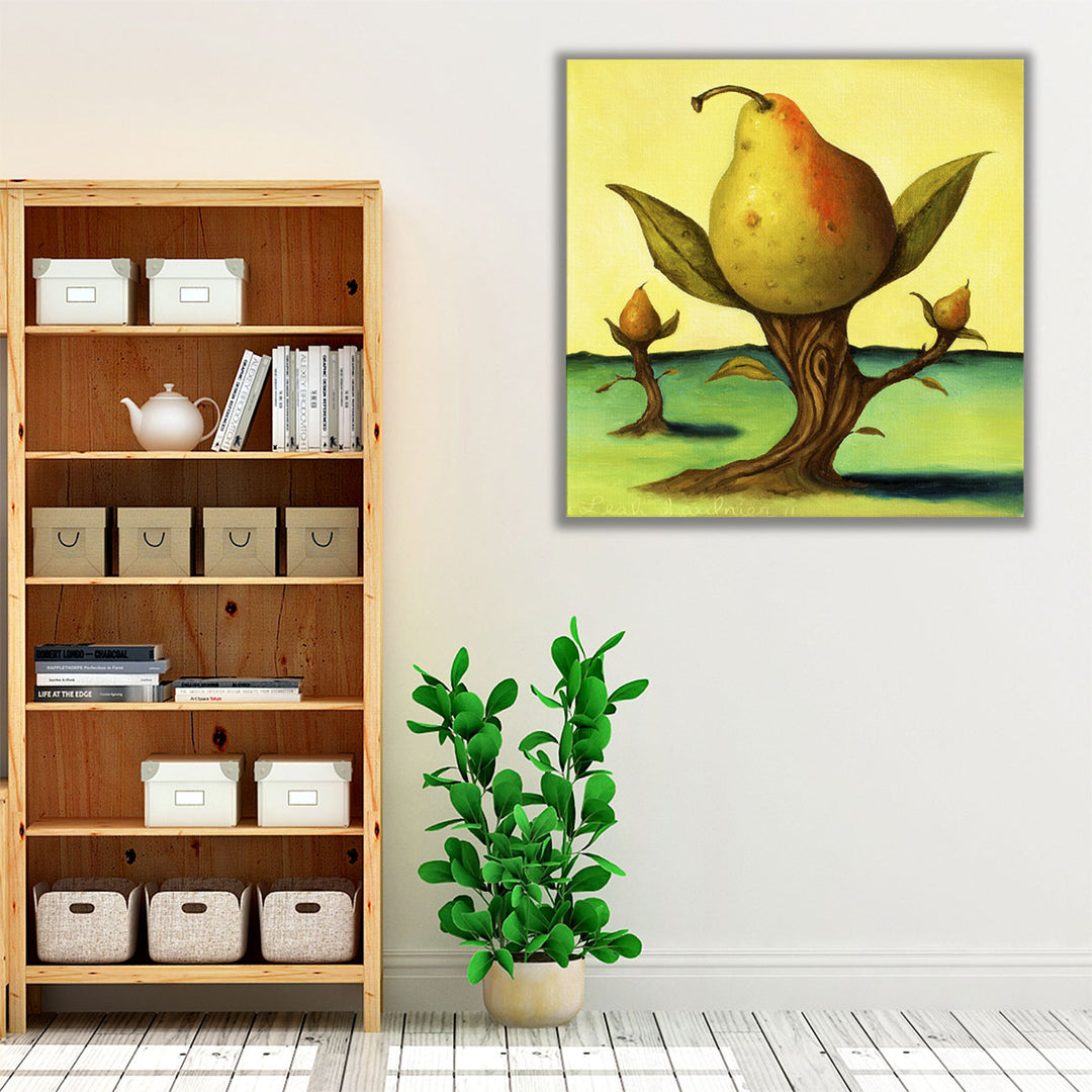Kitchen wrapped canvas – whimsical fruit décor