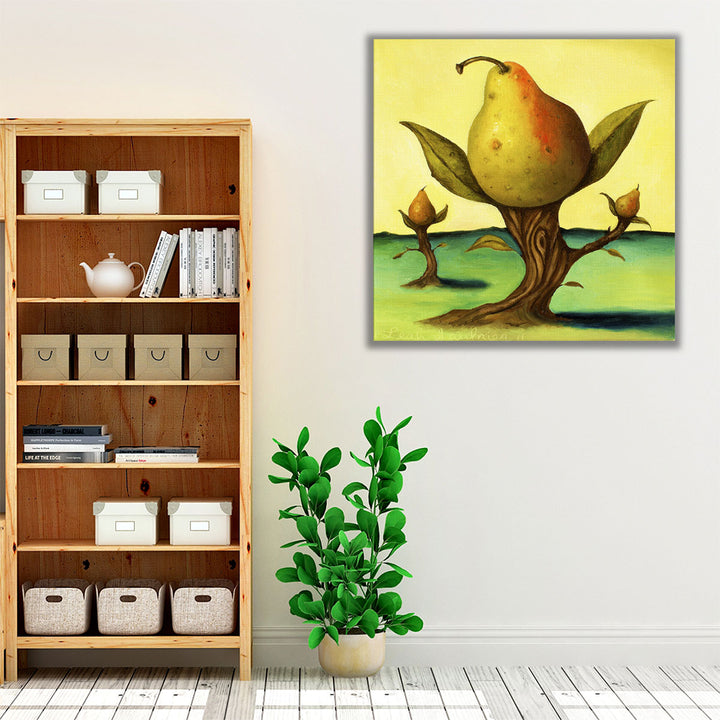 Kitchen wrapped canvas – whimsical fruit décor