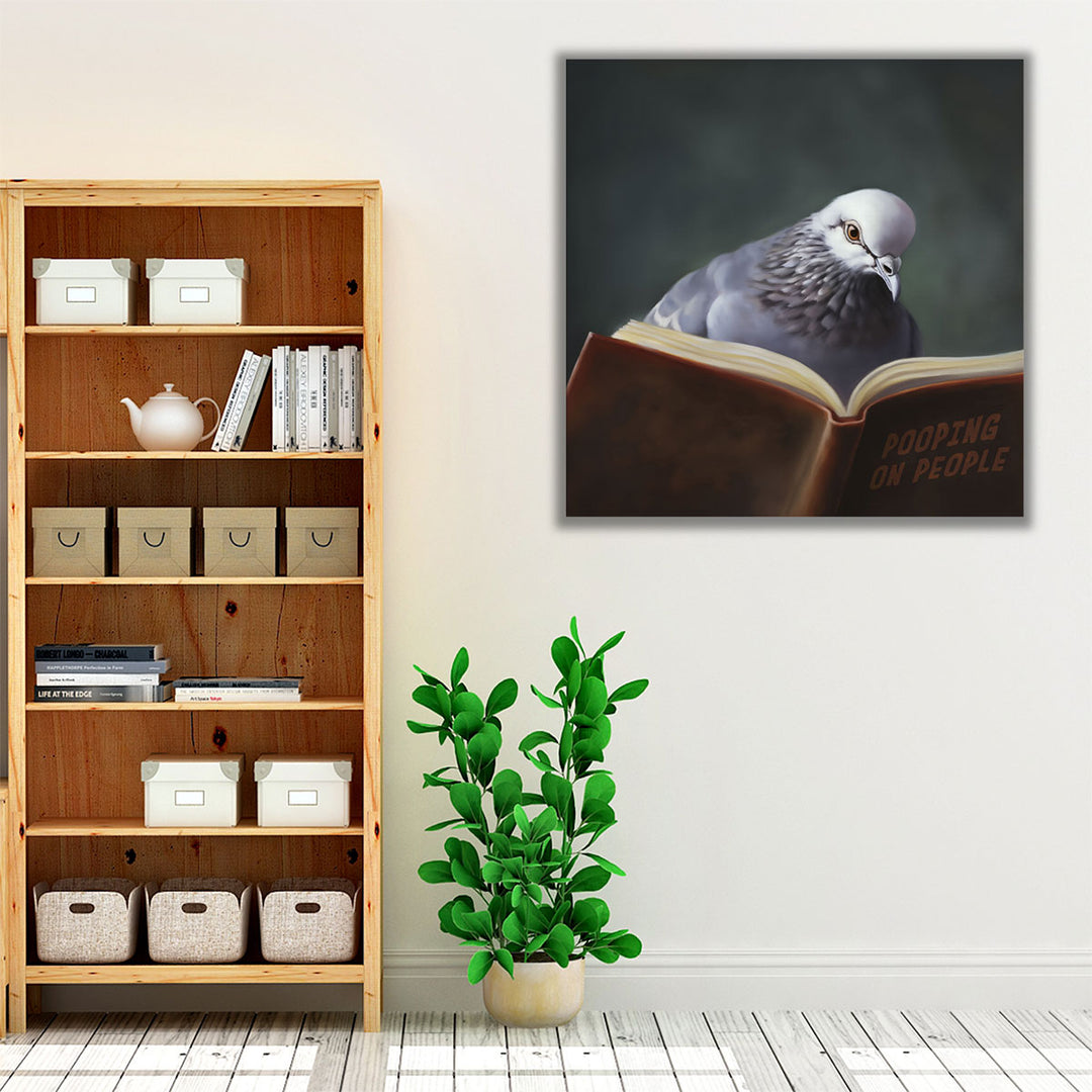 Pooping On People - Canvas Print Wall Art