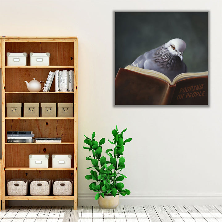 Pooping On People - Canvas Print Wall Art