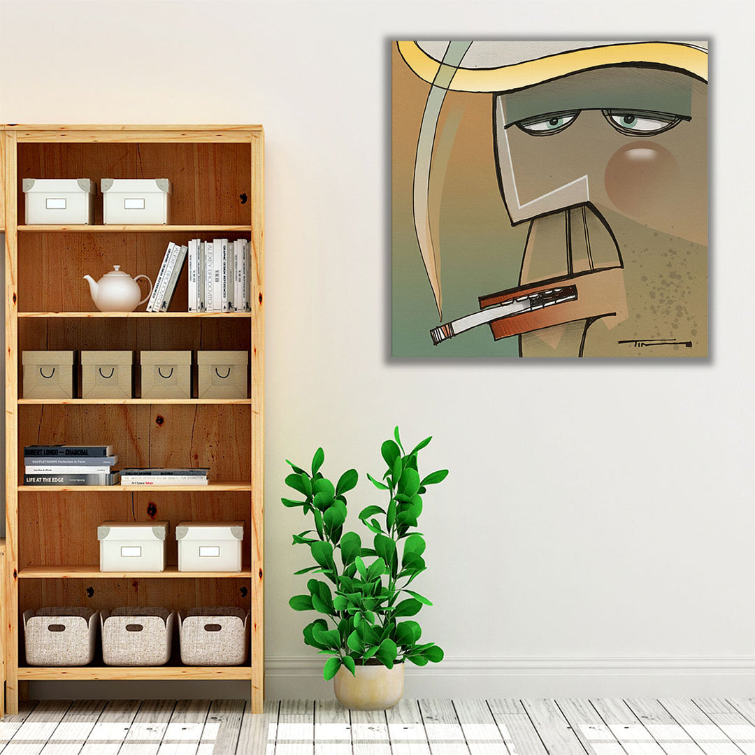Square Smoker - Canvas Print Wall Art