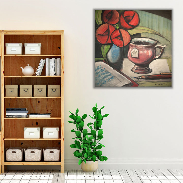 Tearose Journal - Canvas Print Wall Art