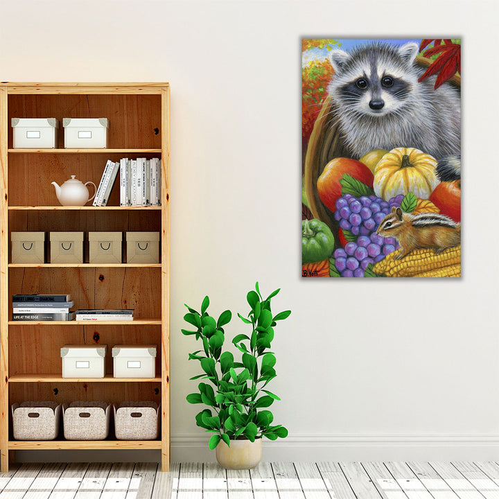 kids wildlife decor – whimsical animal scene