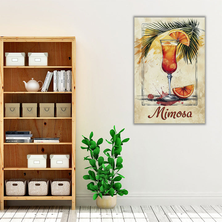Mimosa Drink - Canvas Print Wall Art