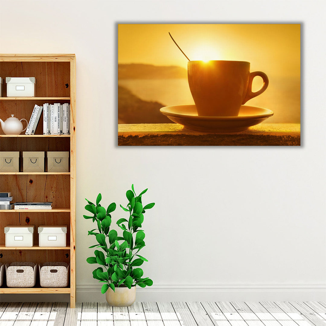 dining room art – serene beverage scene