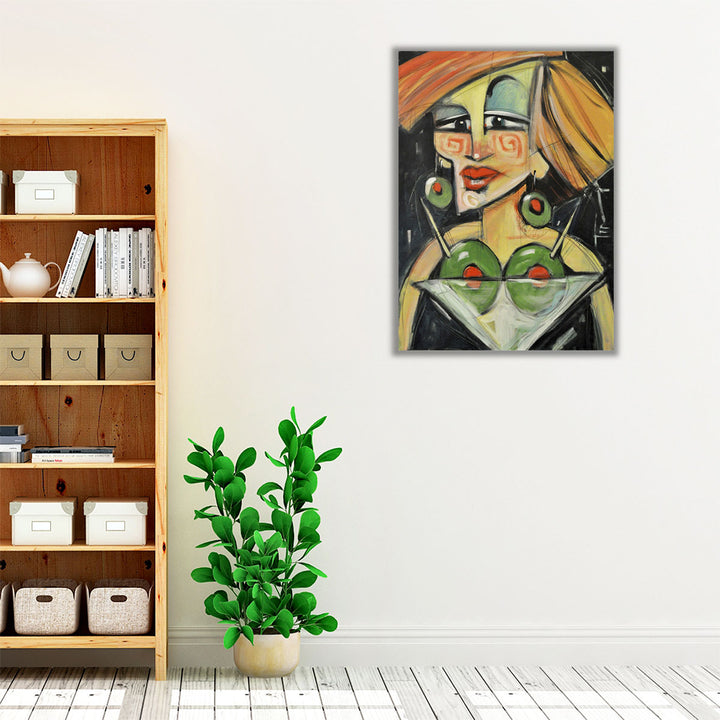 Kitchen Wrapped Canvas – modern abstract décor centerpiece