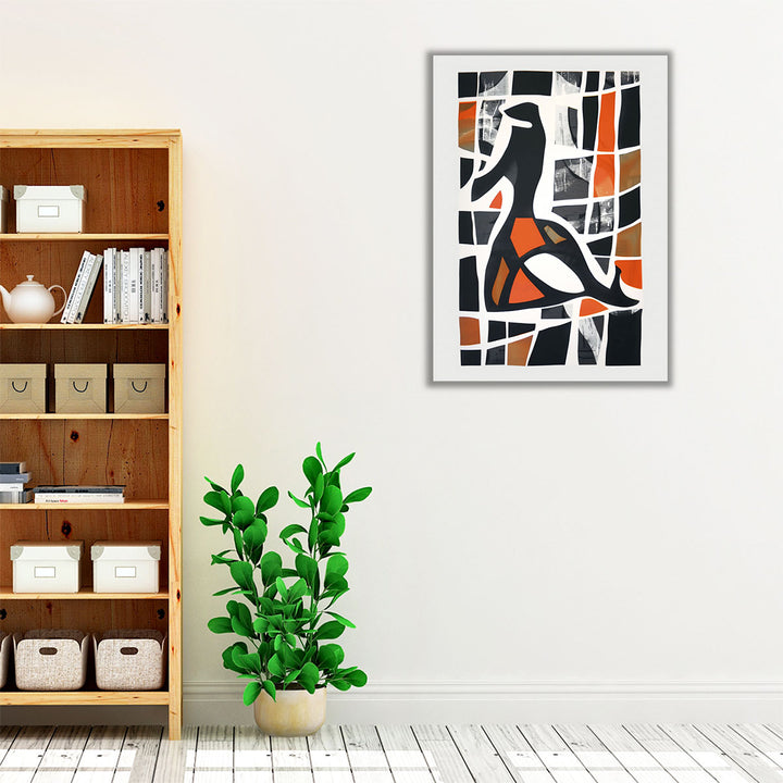 Geometric Aviary - Canvas Print Wall Art