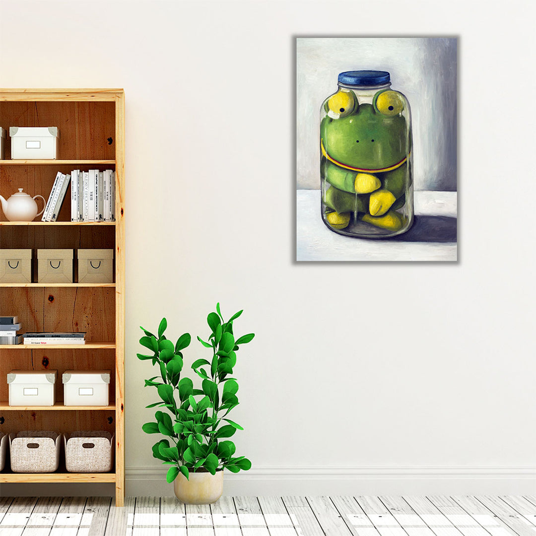 Preserving Childhood Frog - Canvas Print Wall Art