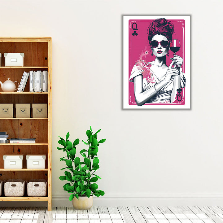 modern dining art – retro fashion illustration
