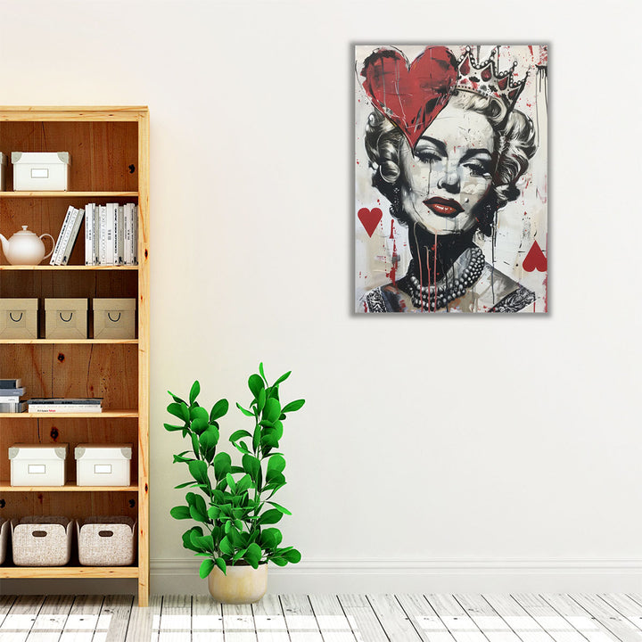 Queen Of Hearts - Canvas Print Wall Art