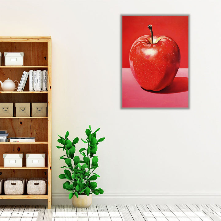 red kitchen décor – contemporary fruit print