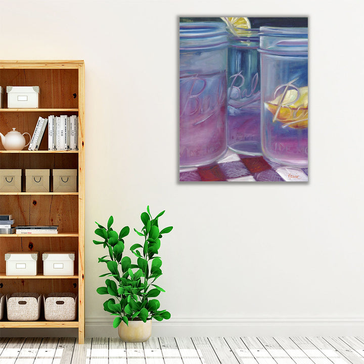 Lemonade Most Refreshing Drink - Canvas Print Wall Art