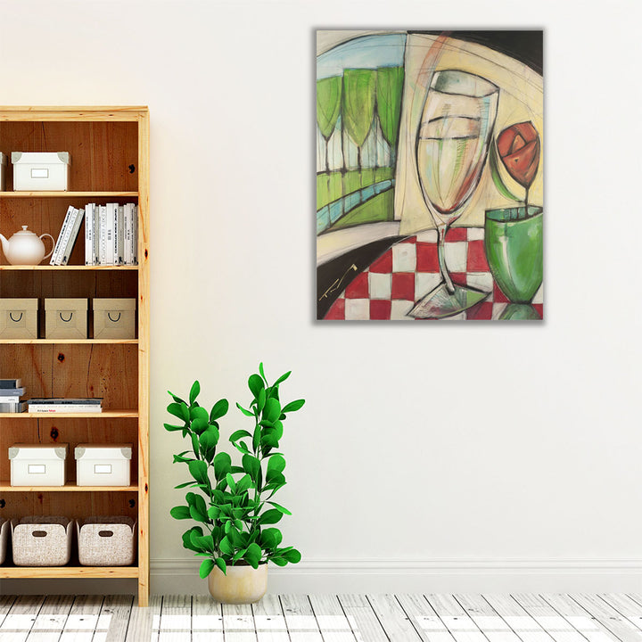 Kitchen Wrapped Canvas abstract botanical décor