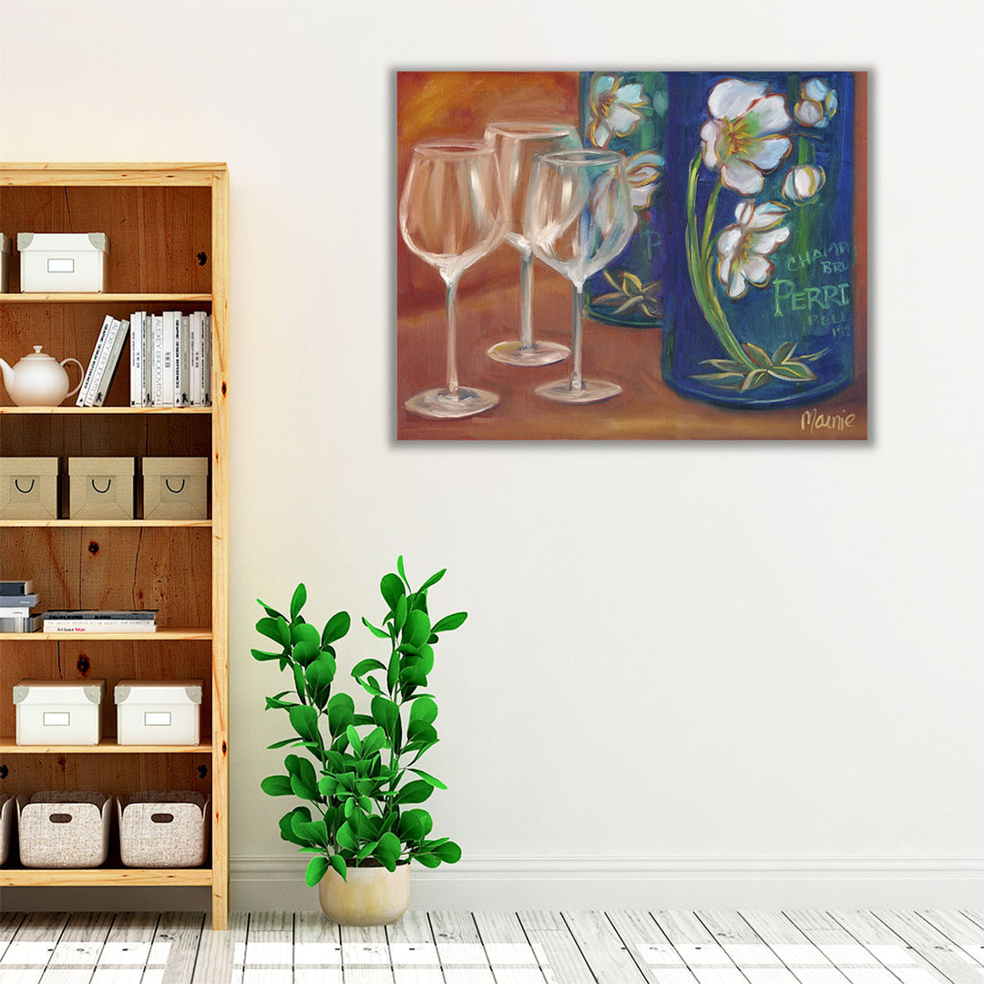 Kitchen Wrapped Canvas – modern kitchen décor piece