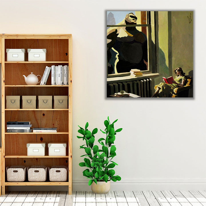 A Good Book - Canvas Print Wall Art