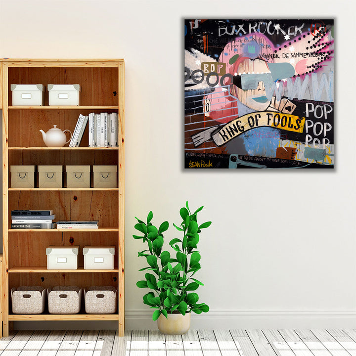 King of Fools - Canvas Print Wall Art