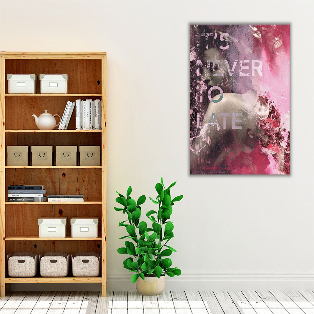 It’s Never Too Late - Canvas Print Wall Art