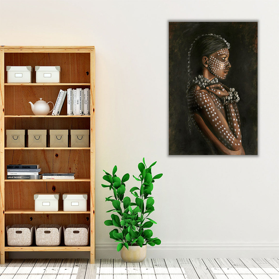Tribal Woman - Canvas Print Wall Art