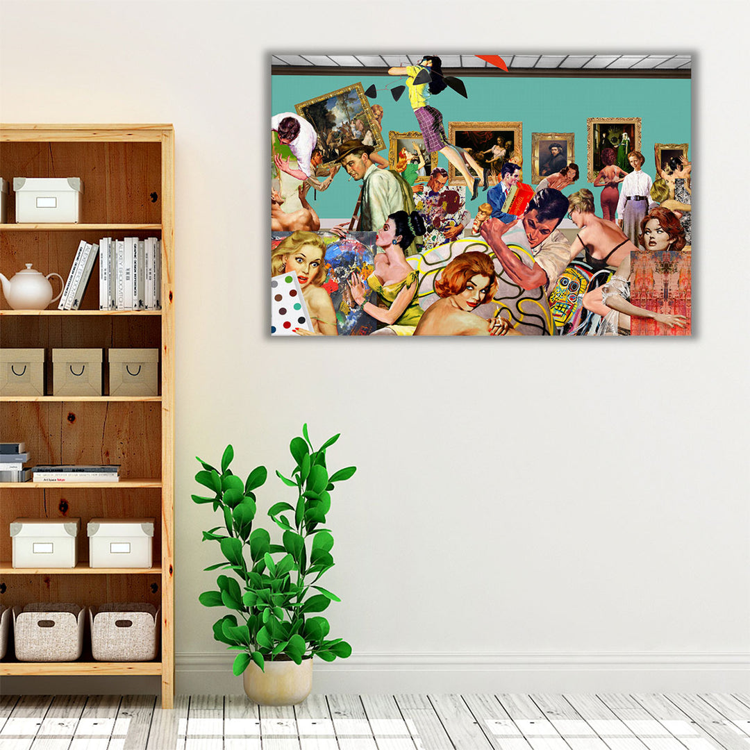 Art Lovers - Canvas Print Wall Art